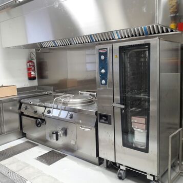 Cocina central en Barcelona